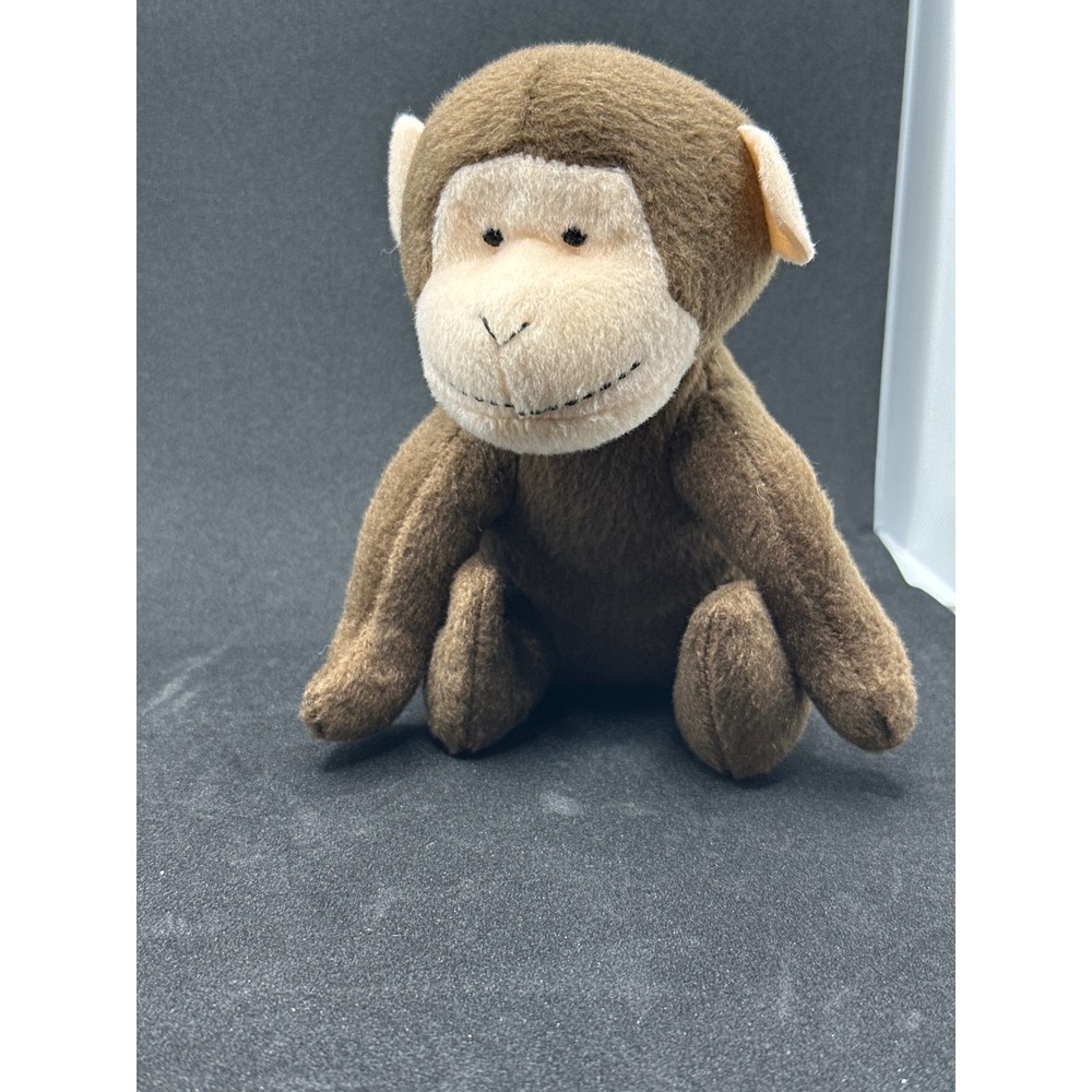 MindWare Monkey Plush Stuffed Animal Brown Beige Small Toy‎ Cute Gift